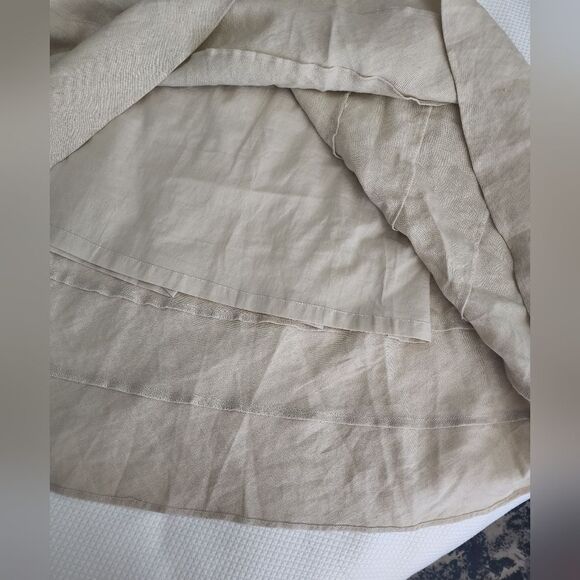 Soft surroundings linen maxi skirt coastal lined minimalist freestyle summer - Picture 11 of 11